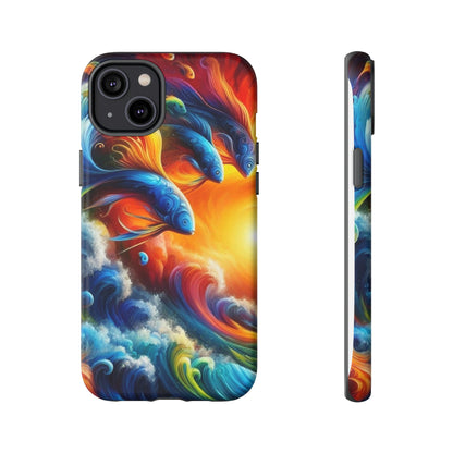 Vibrant Fishing Enthuiast Phone Tough Case