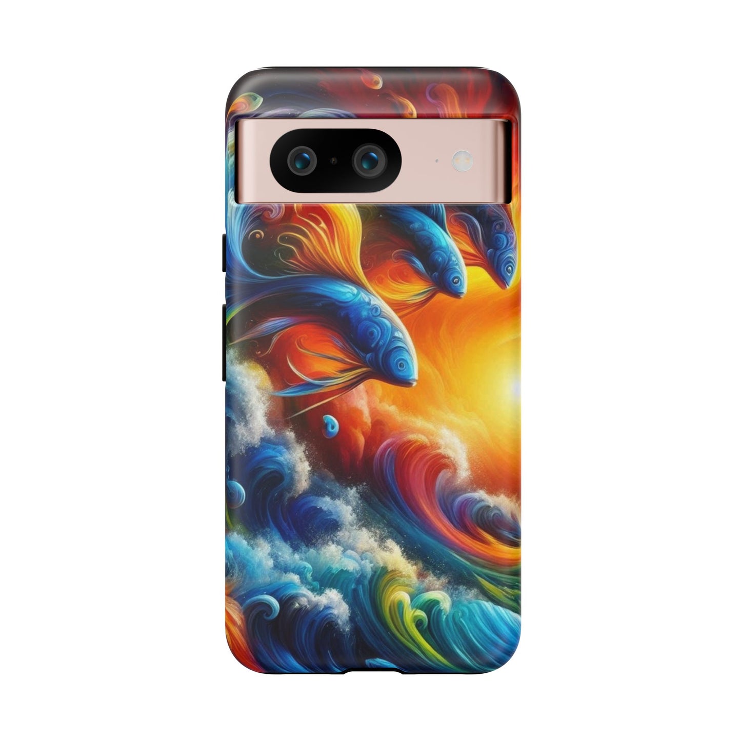 Vibrant Fishing Enthuiast Phone Tough Case