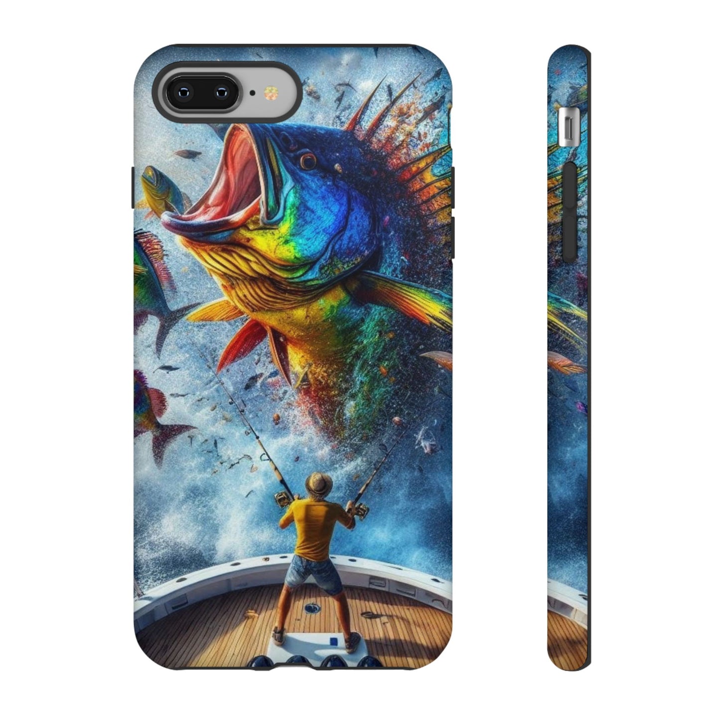 Vibrant Fishing Enthuiast Phone Tough Case