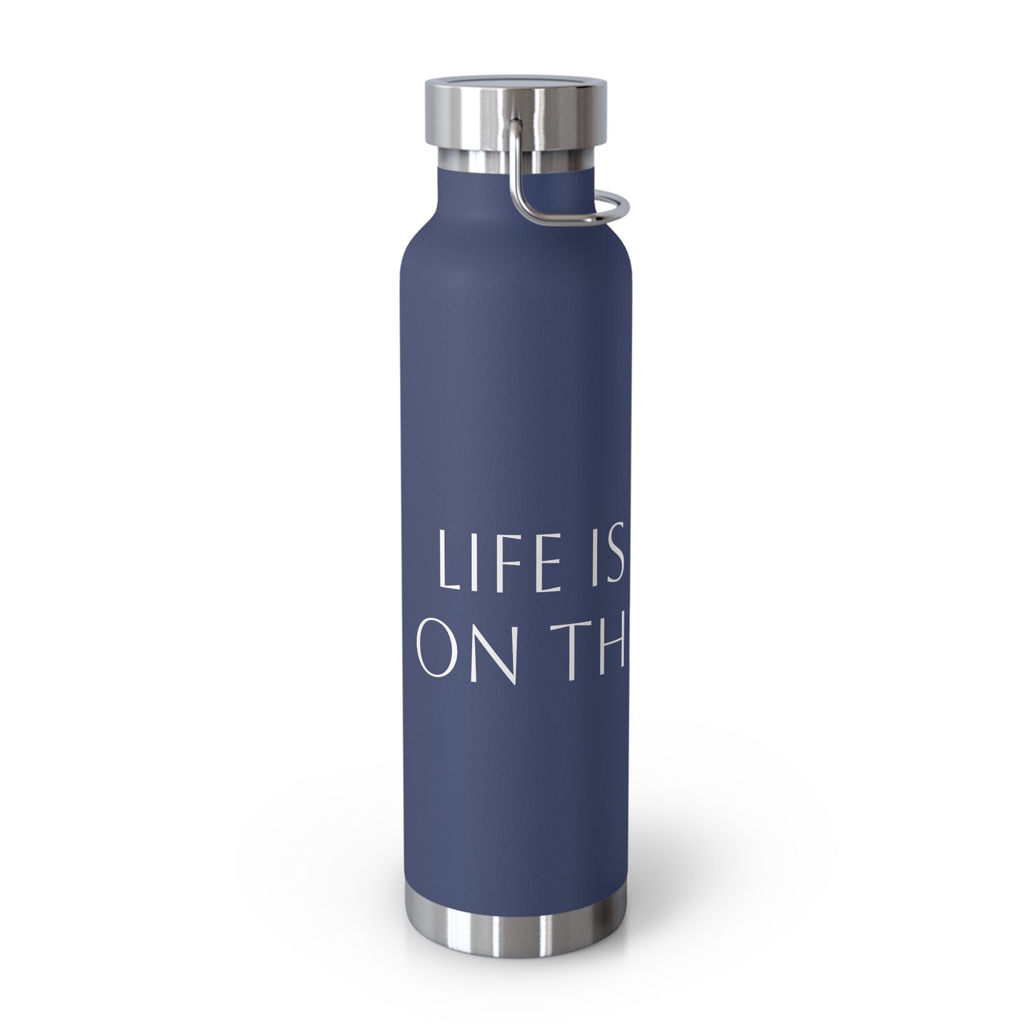 Water Bottle, Life is Better on the Water design, Stainless Steel Insulated Bottle, 22oz, Gift for Outdoorsy People, Beach Vacation