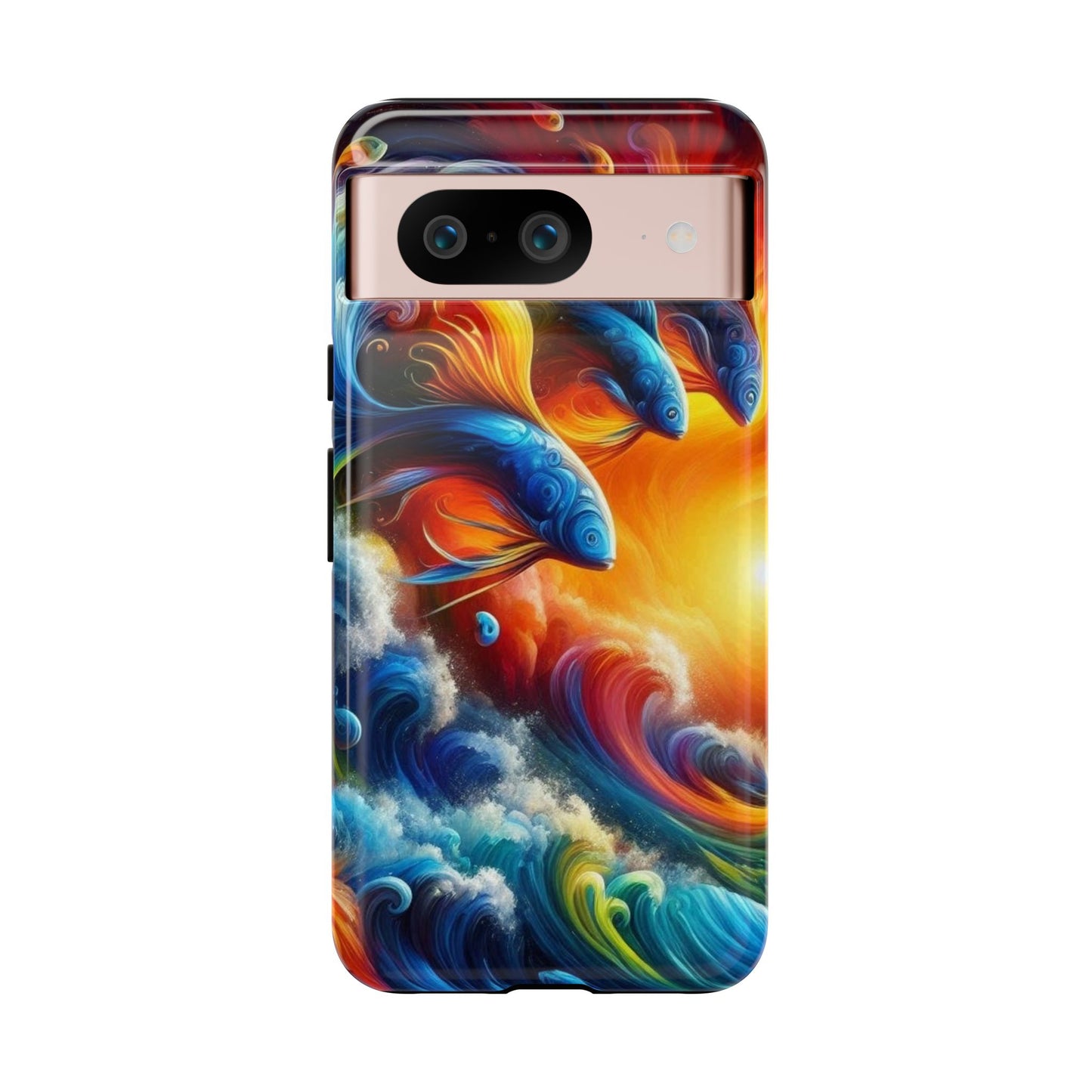 Vibrant Fishing Enthuiast Phone Tough Case