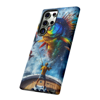 Vibrant Fishing Enthuiast Phone Tough Case