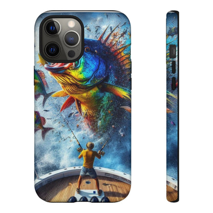 Vibrant Fishing Enthuiast Phone Tough Case