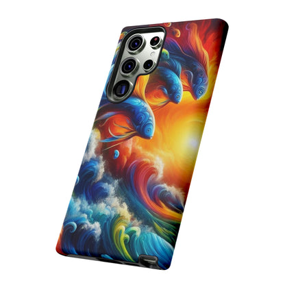 Vibrant Fishing Enthuiast Phone Tough Case