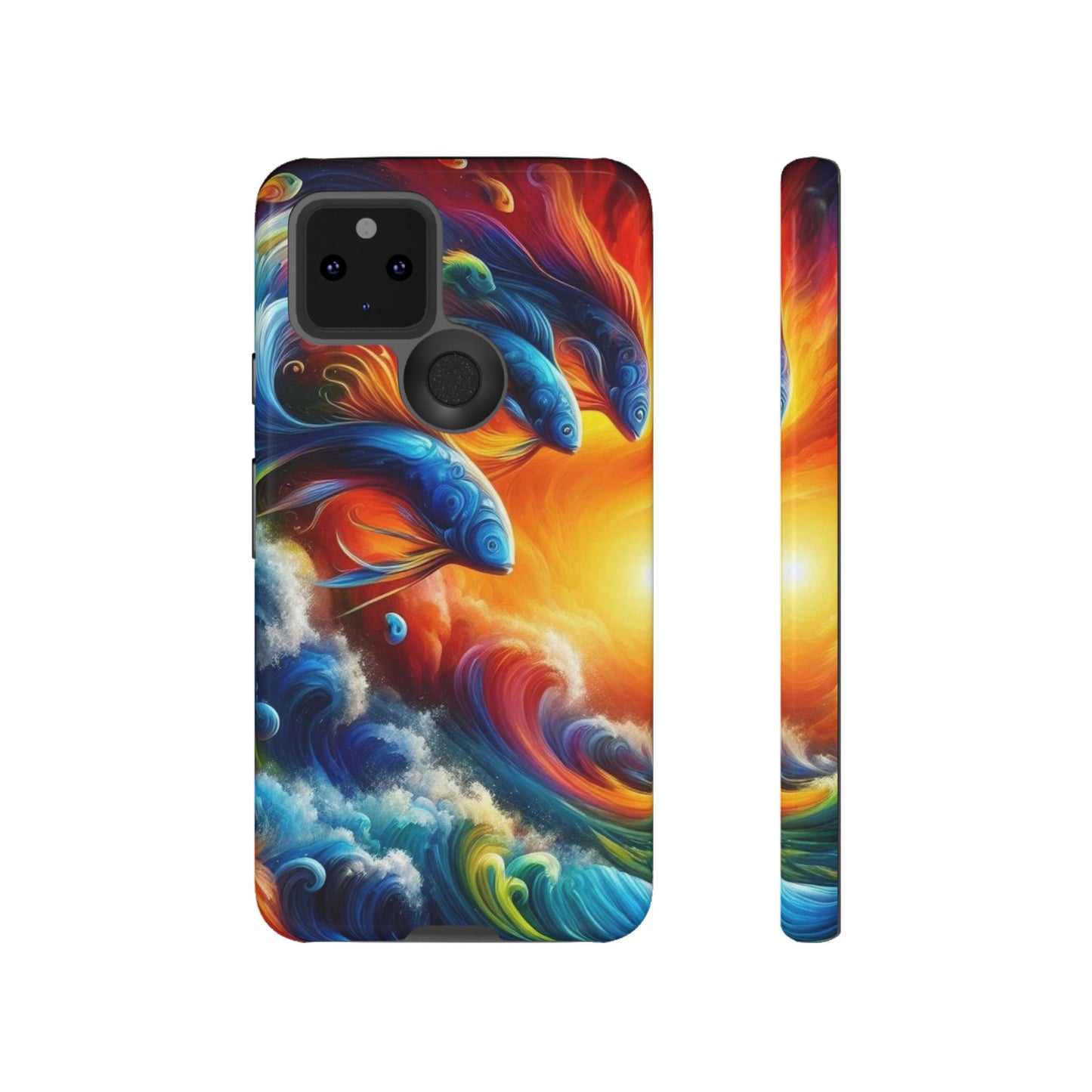 Vibrant Fishing Enthuiast Phone Tough Case