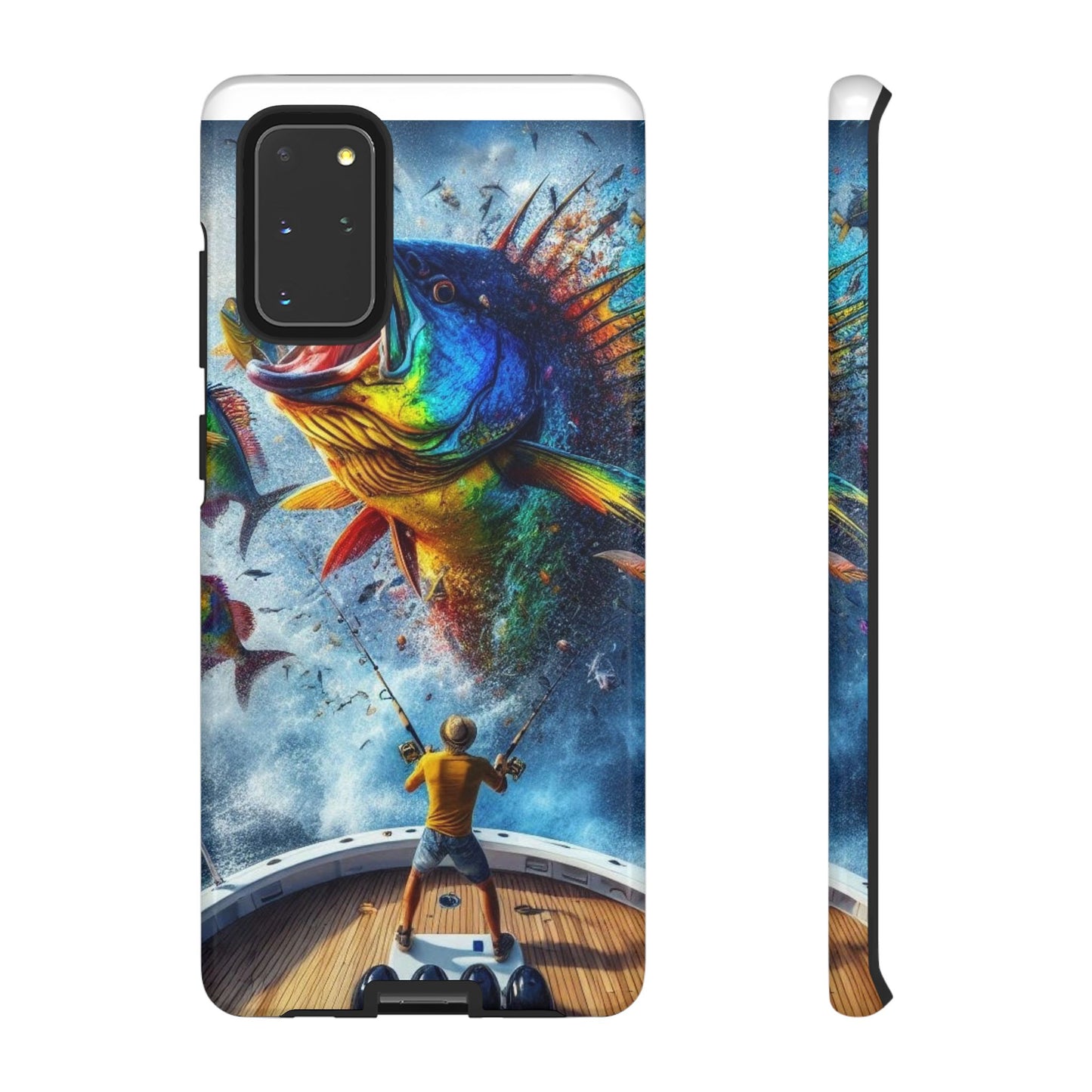 Vibrant Fishing Enthuiast Phone Tough Case