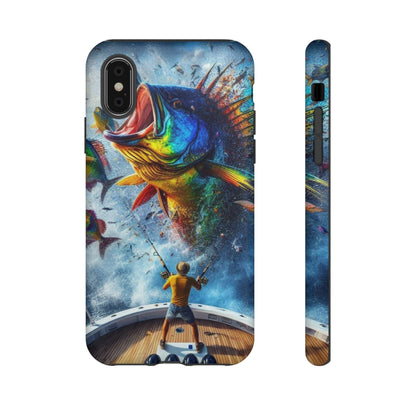 Vibrant Fishing Enthuiast Phone Tough Case