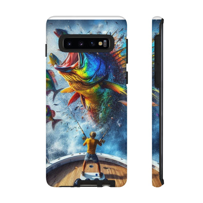 Vibrant Fishing Enthuiast Phone Tough Case