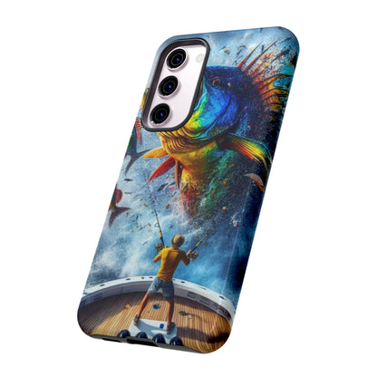 Vibrant Fishing Enthuiast Phone Tough Case