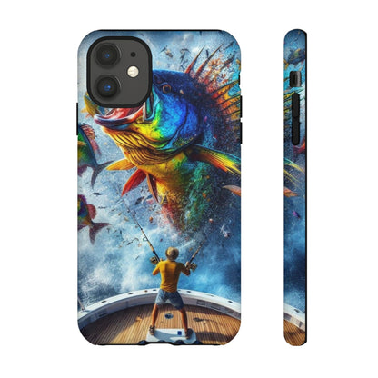 Vibrant Fishing Enthuiast Phone Tough Case