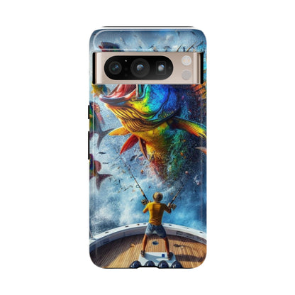 Vibrant Fishing Enthuiast Phone Tough Case