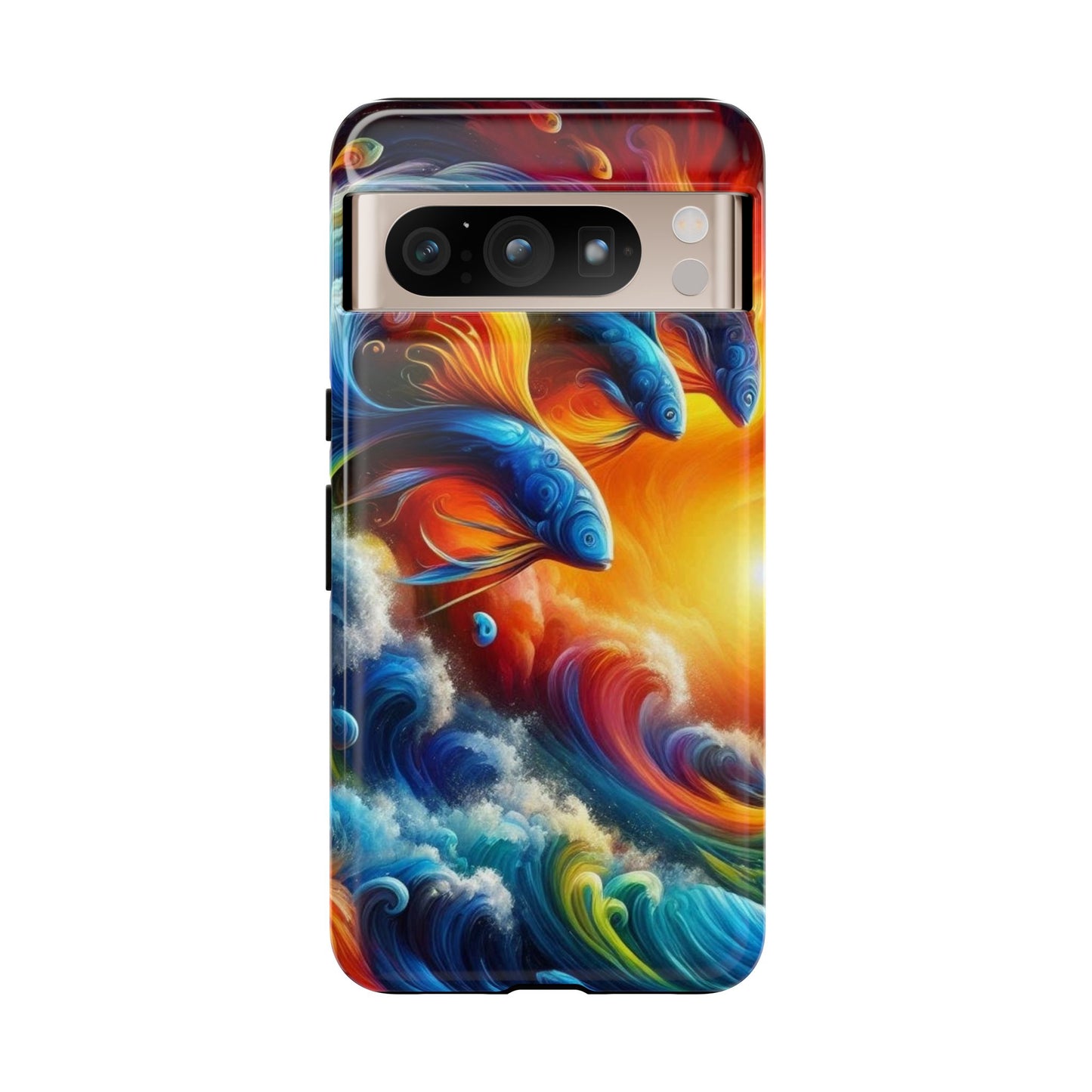 Vibrant Fishing Enthuiast Phone Tough Case