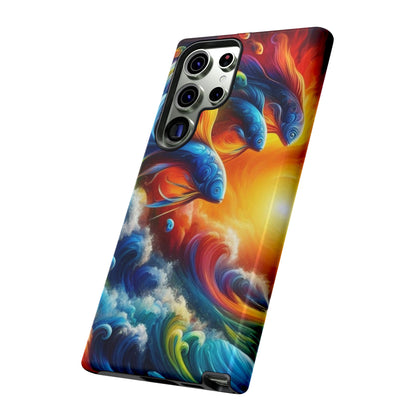 Vibrant Fishing Enthuiast Phone Tough Case