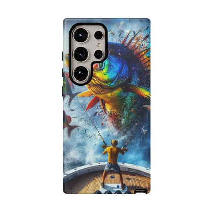 Vibrant Fishing Enthuiast Phone Tough Case