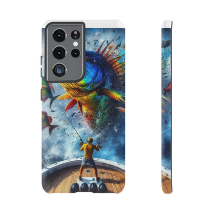 Vibrant Fishing Enthuiast Phone Tough Case