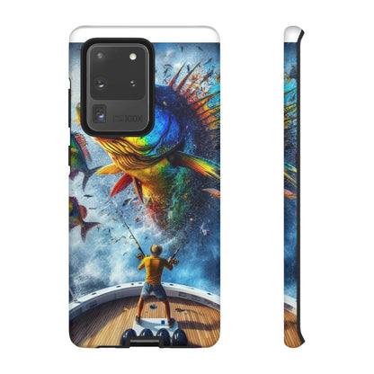 Vibrant Fishing Enthuiast Phone Tough Case