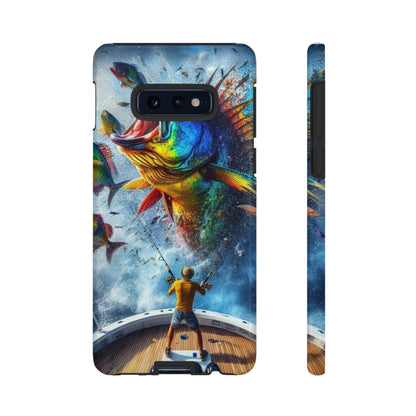 Vibrant Fishing Enthuiast Phone Tough Case