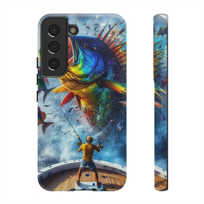 Vibrant Fishing Enthuiast Phone Tough Case