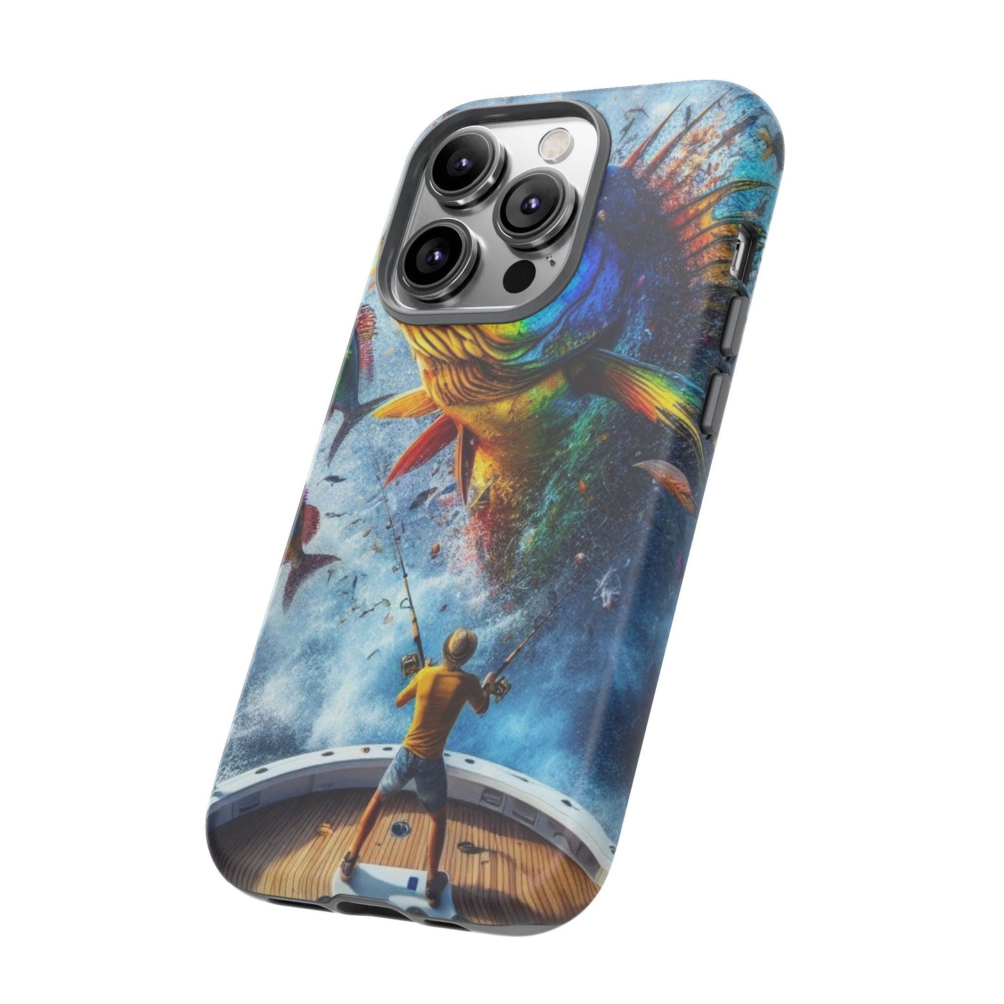 Vibrant Fishing Enthuiast Phone Tough Case