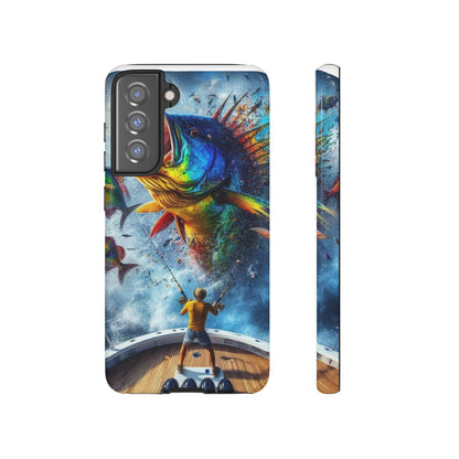 Vibrant Fishing Enthuiast Phone Tough Case