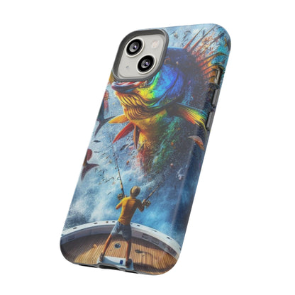 Vibrant Fishing Enthuiast Phone Tough Case