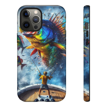 Vibrant Fishing Enthuiast Phone Tough Case