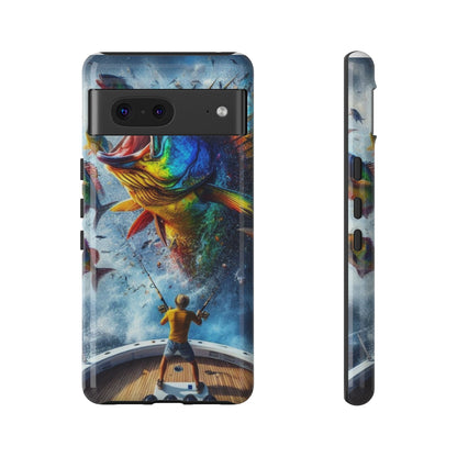 Vibrant Fishing Enthuiast Phone Tough Case