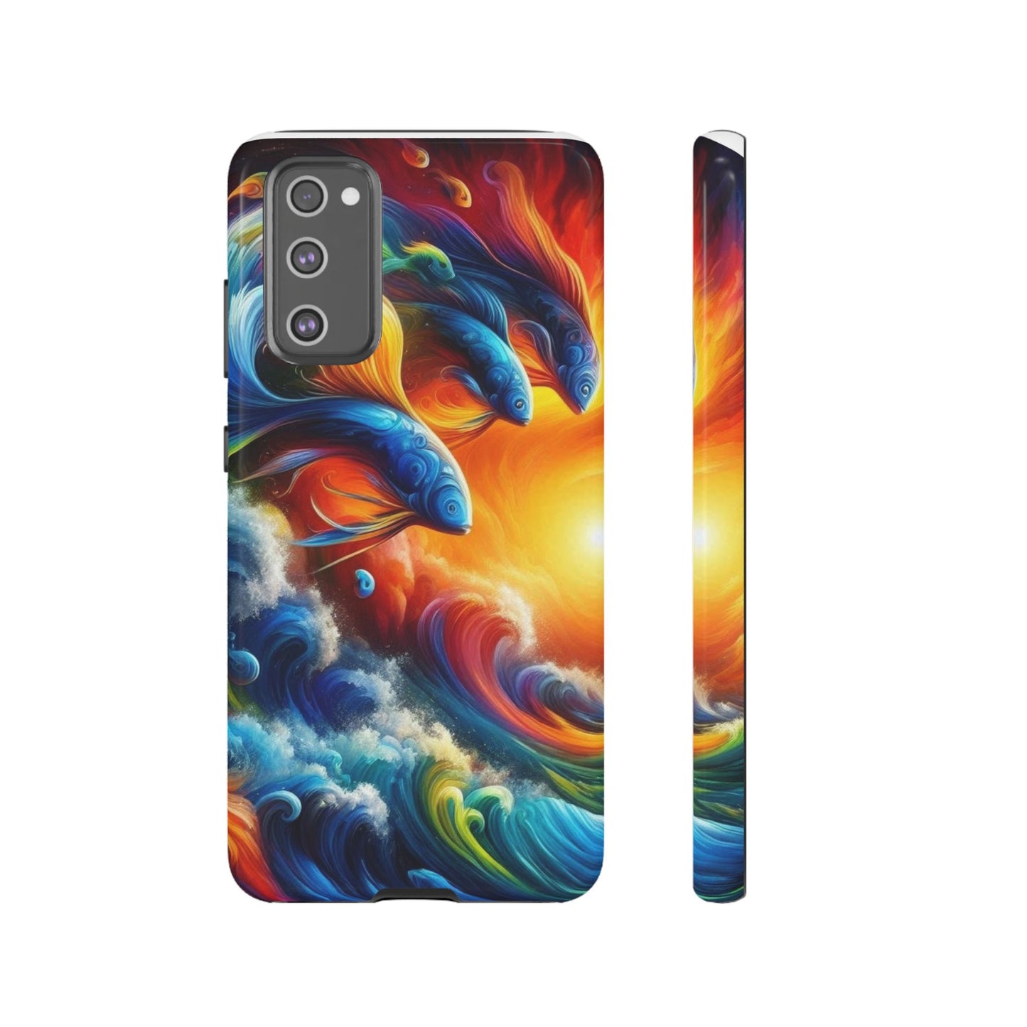 Vibrant Fishing Enthuiast Phone Tough Case