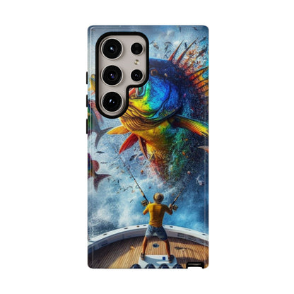 Vibrant Fishing Enthuiast Phone Tough Case