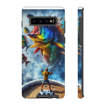 Vibrant Fishing Enthuiast Phone Tough Case