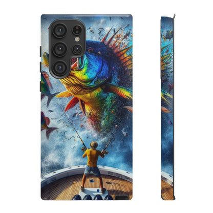 Vibrant Fishing Enthuiast Phone Tough Case