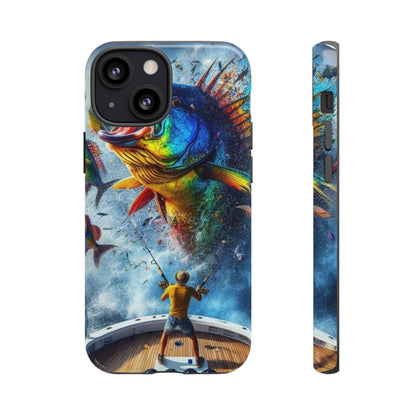 Vibrant Fishing Enthuiast Phone Tough Case