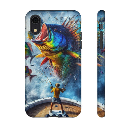 Vibrant Fishing Enthuiast Phone Tough Case