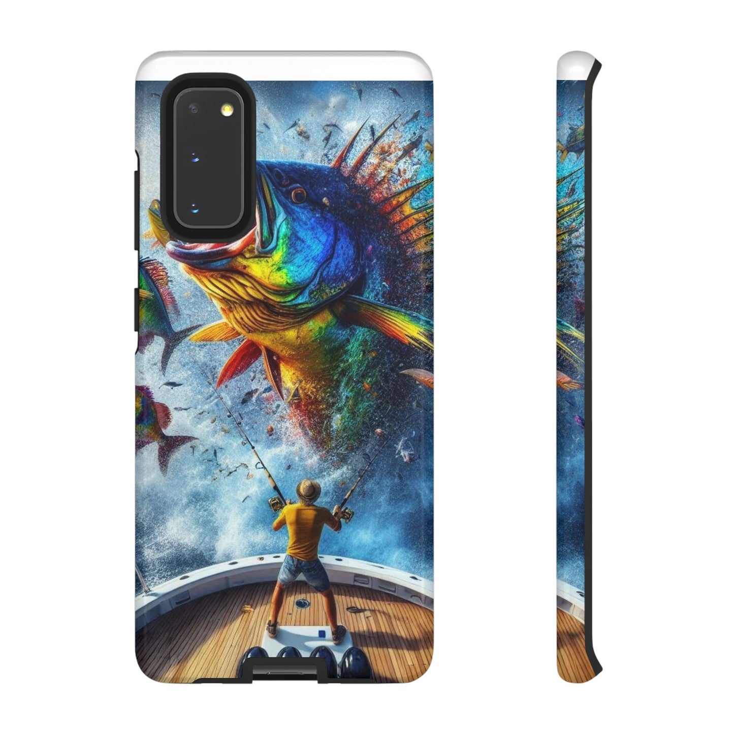 Vibrant Fishing Enthuiast Phone Tough Case