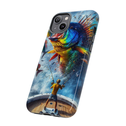 Vibrant Fishing Enthuiast Phone Tough Case