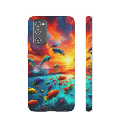 Vibrant Fishing Enthuiast Phone Tough Case