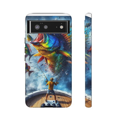 Vibrant Fishing Enthuiast Phone Tough Case