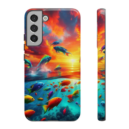 Vibrant Fishing Enthuiast Phone Tough Case