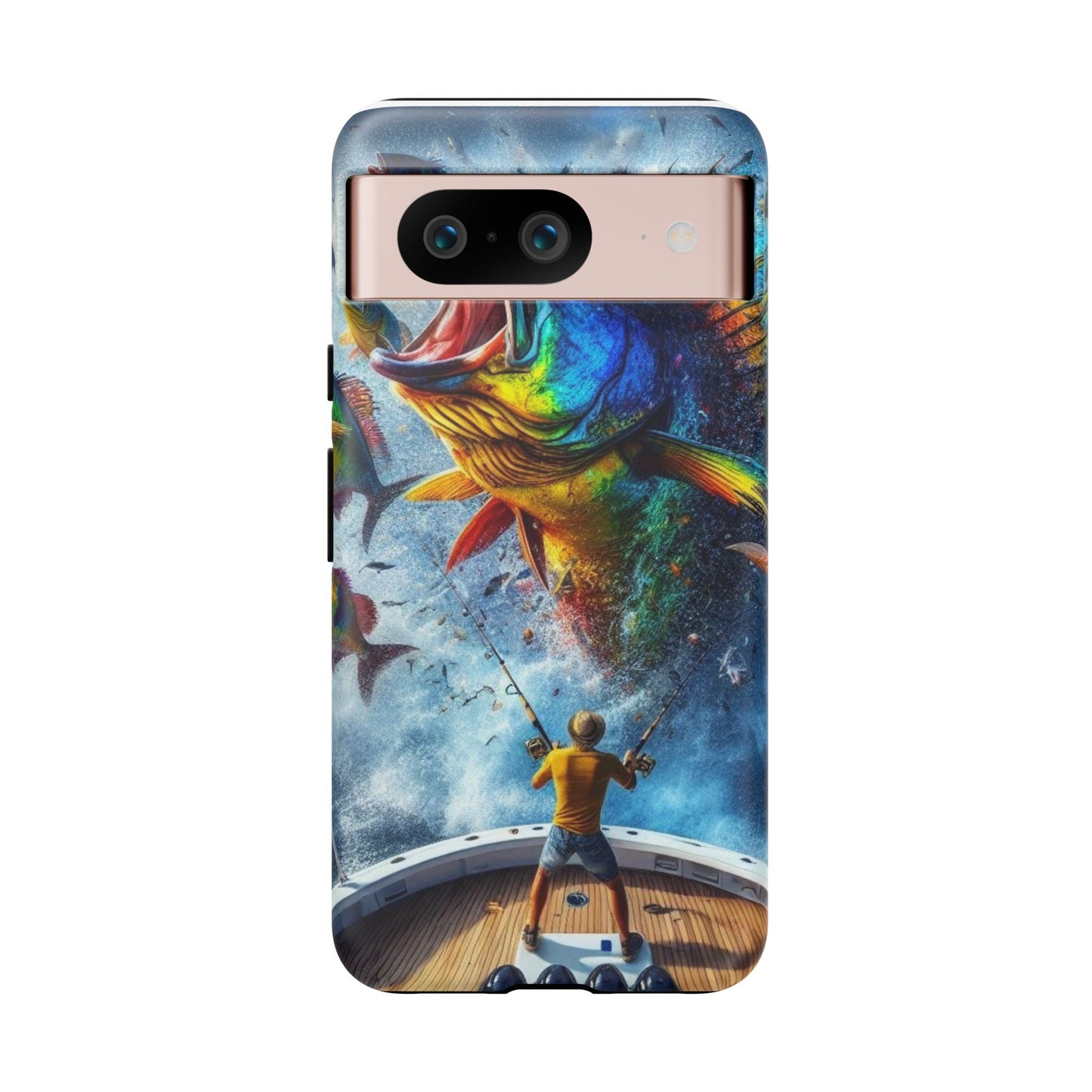 Vibrant Fishing Enthuiast Phone Tough Case