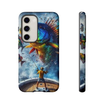 Vibrant Fishing Enthuiast Phone Tough Case