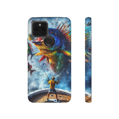 Vibrant Fishing Enthuiast Phone Tough Case