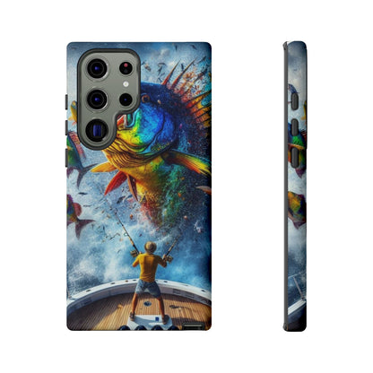 Vibrant Fishing Enthuiast Phone Tough Case