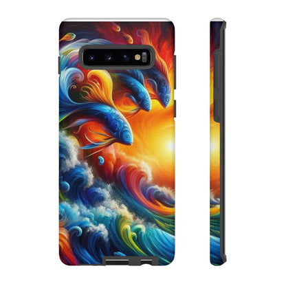 Vibrant Fishing Enthuiast Phone Tough Case