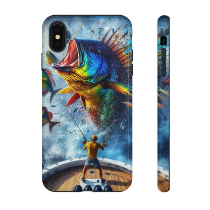 Vibrant Fishing Enthuiast Phone Tough Case