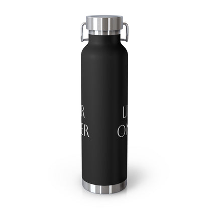 Water Bottle, Life is Better on the Water design, Stainless Steel Insulated Bottle, 22oz, Gift for Outdoorsy People, Beach Vacation