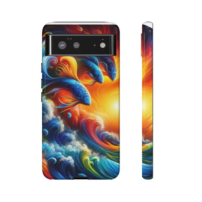 Vibrant Fishing Enthuiast Phone Tough Case