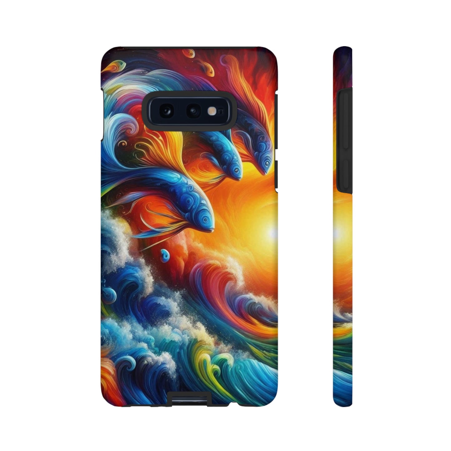 Vibrant Fishing Enthuiast Phone Tough Case