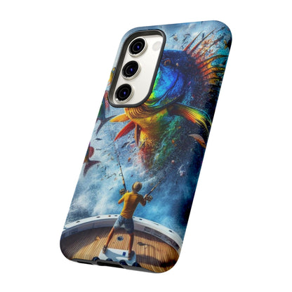 Vibrant Fishing Enthuiast Phone Tough Case