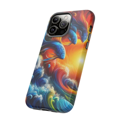 Vibrant Fishing Enthuiast Phone Tough Case