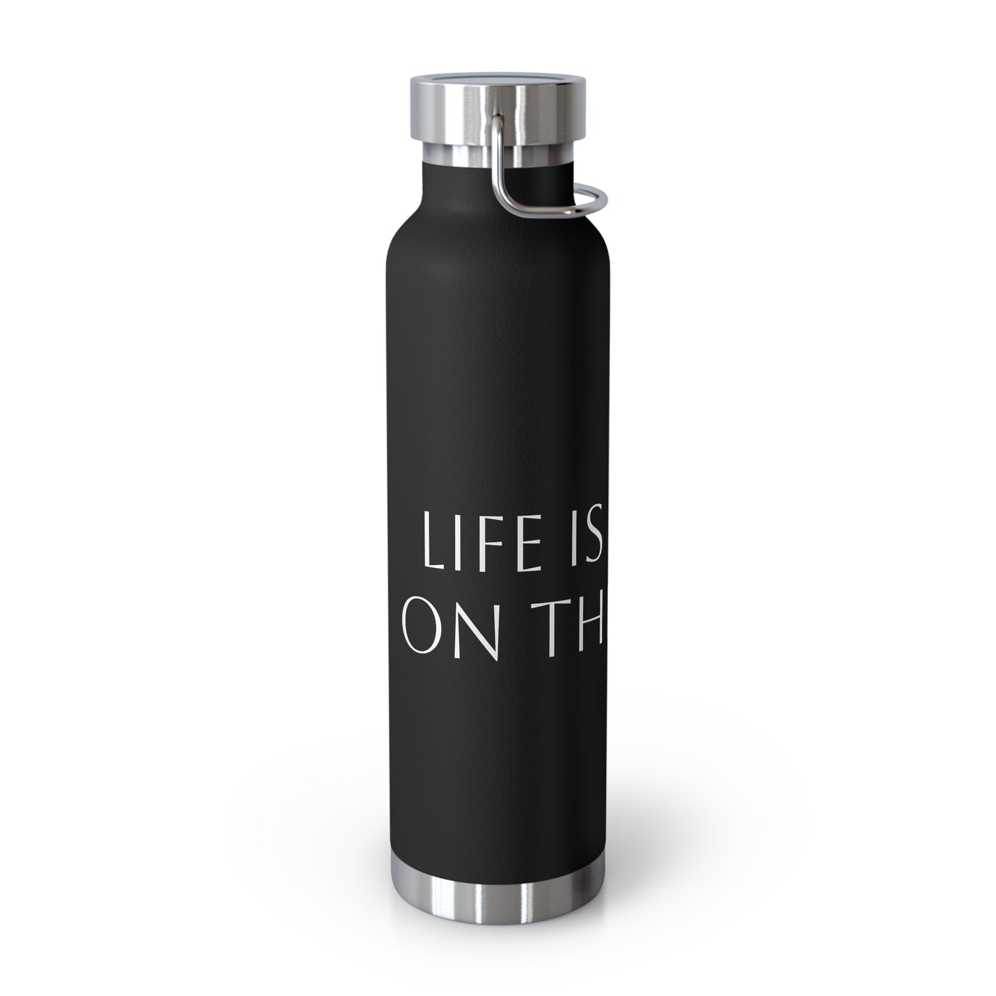 Water Bottle, Life is Better on the Water design, Stainless Steel Insulated Bottle, 22oz, Gift for Outdoorsy People, Beach Vacation